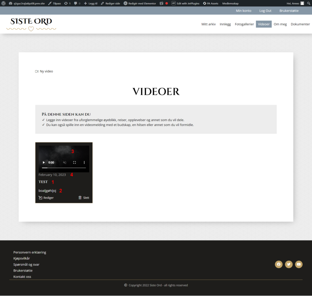 Video modulen